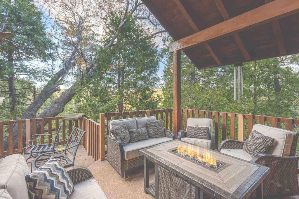 Lakeview 3-Story Winter Home Crestline Exterior foto